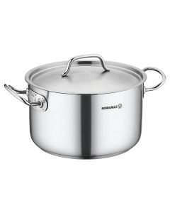 Korkmaz Gastro Proline 2 Liter Stainless Steel Casserole with Lid in Silver